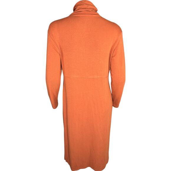 Women with Control Petite Finespun Jersey Tummy Control Midi Dress Crisp Follage - Picture 8 of 11